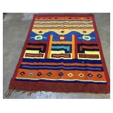 Ethnographic Woven Rug.