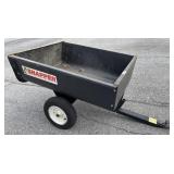 Vtg Snapper Towable Lawn DumpTrailer.
