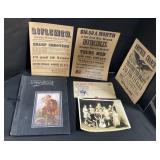 B&W Photo, Relief Prints, Blank Scrapbook.