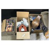 Carved Goose, Bird House, VHS, Saws, Jeans.