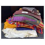 Batik Patterned Textiles, Fabrics, Table Runners.