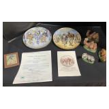 Authenticated Religious Plates And Paper Machï¿½