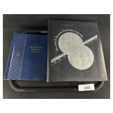 Jefferson Nickel Book & Kennedy Half Dollar Book.