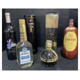 6 Bottles Of Wine &  Liqueur.