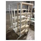 (2) Plano Shelves, Hanger Rack.