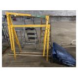 (2) Adjustable Saw Horse, (3) Tarps, Brook