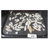 Native American Arrowheads.