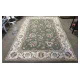 Nice, Clean Floral Area Rug.