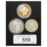90% Silver 1921 Morgan Dollar, Morgan Dollar Copy.