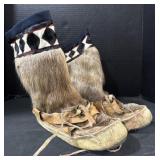 Traditional Yupik Mukluks.