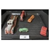 Pressed Steel Masters/Barclay Toy Trucks.