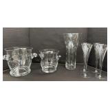 7 Princess House Heritage Glass.