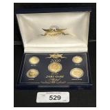 24K Gold Plated 2000 Presidential Coin Proof Set.