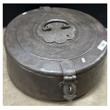 Indo-Persian Hand-Hammered Metal Box.
