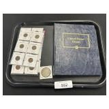 17 90% Silver Mercury Dimes, Lincoln Pennies.
