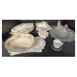Noritake Covered Dish, Hen On A Nest, Egg Tray.