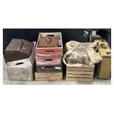 Coca-Cola, 7-Up, Explosives Crates, Feed Bags.