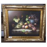 Signed Oil On Canvas Framed Painting.