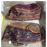 2 Turkish Rug Storage Chest Covers.