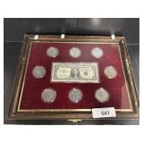 1922-1928 90% Silver Peace Dollars, 1957 Dollar