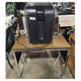 Fellowes Paper Shredder, Mid Century Rolling Desk.