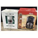Melitta & Mr. Coffee Coffee Makers.