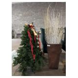 3ft Artificial Christmas Tree, White Decorative