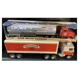 Advertising Trucks Smuckers, Crown Gas Petrol.