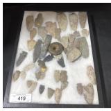 Native American Arrowheads.