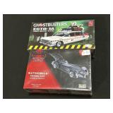 Ghostbusters Ecto-1A & Batmobile Models.
