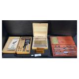 Brad Point Drill Bits in Wooden Box