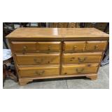 Knotty Pine Chest Of Drawers.