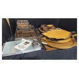 Wooden Serving Plates & Bowls.