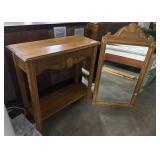 Solid Oak Credenza.