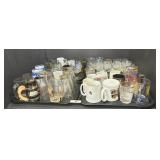 4 Trays Of Mugs, Beer Steins & Goblets.