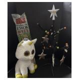 Beanie Baby, Ewok Kite, Halloween Tree.