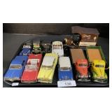 Die Cast Trucks 9 inches And Toy Cars 11 total.