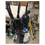 Bissell Carpet Cleaner and Hoover Vacuum.