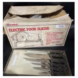 NOS Koch Messer Cutlery Set, Electric Food Slicer.