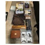 Clock, Chests, Mats, Boombox, Books, Scarves.