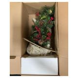 New In Box Lenox Santa W/ Tree.
