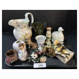 Lenox Pitcher, Blown Glass Vase, Ceramic Vases.