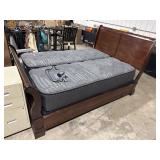 Dark Mahogany Sleigh Bed, Reverie