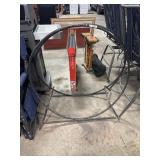 Round Log Hoop, Firewood Rack.