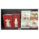 Fitz & Floyd Bunny Figures, LLADRO Figures.