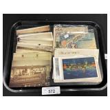 Black & White Train & Ship Photos, Post Cards.