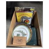 Box Of Records, Holiday Plates.