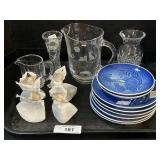 Waterford & Lenox Crystal Pitcher & Vases.