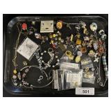 Costume Jewelry, Bracelets, Necklaces.