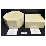 NOS Lenox Cat Figurines & Cat & Butterfly Bowl.